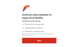 Netflix extra member paid password account sharing