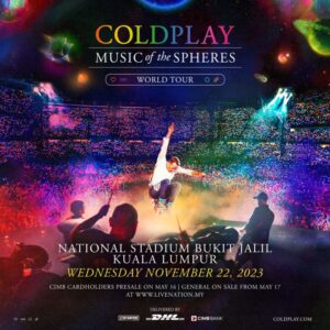 CIMB Coldplay pre-sale announcement.